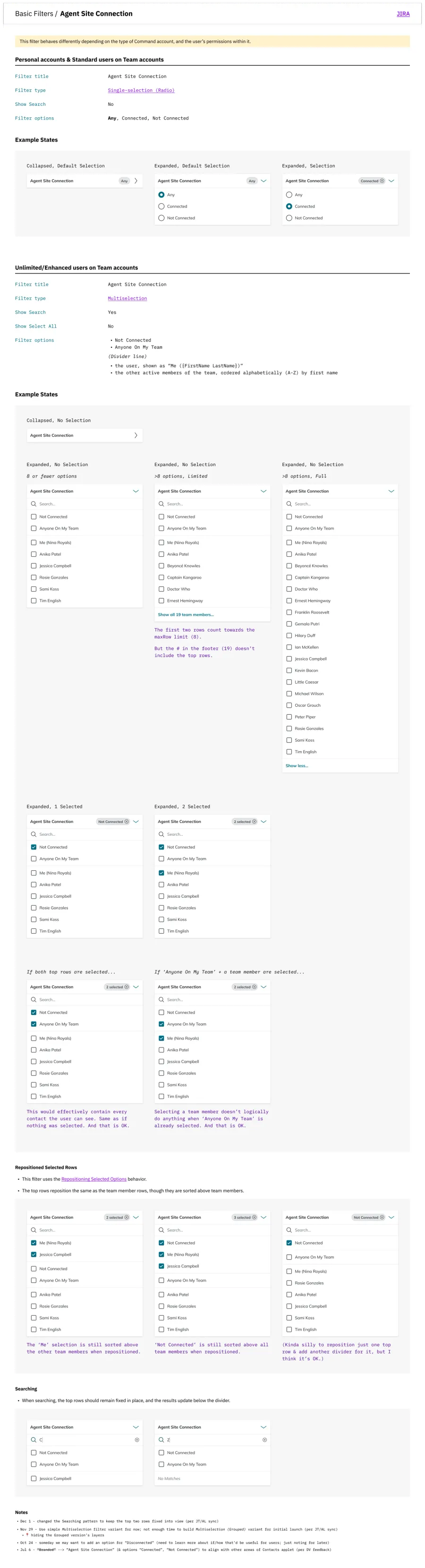 Agent Site Connection documentation