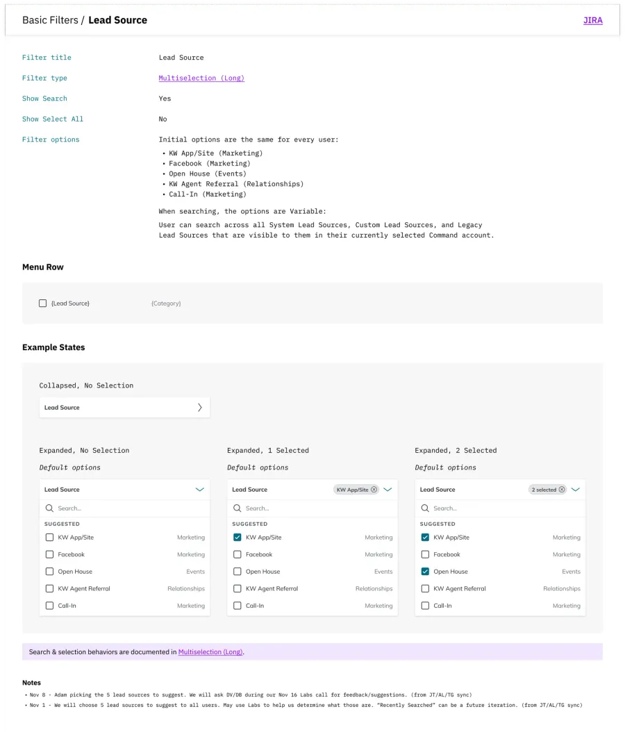 Lead Source documentation